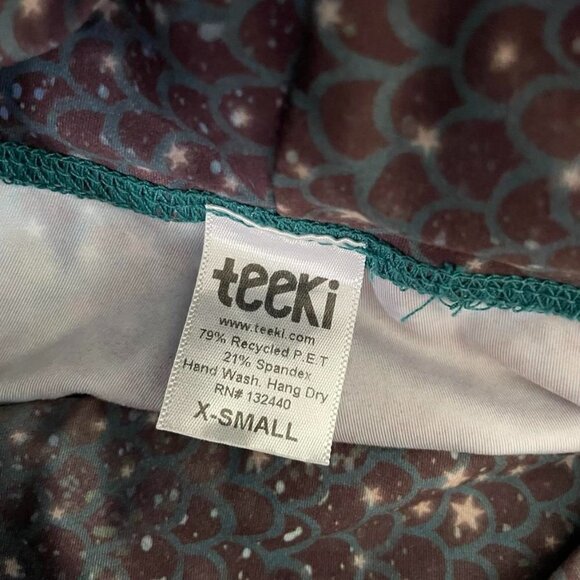 Teeki Size XS Leggings Abstract Athletic - Picture 5 of 5